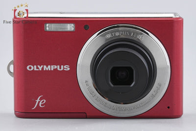 【中古】OLYMPUS オリンパス FE-4050 レッド コンパクトデジタルカメラ