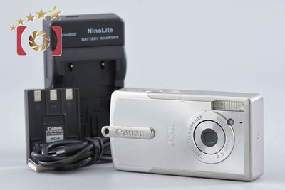 【中古】Canon キヤノン IXY Digital L プラチナシルバー コンパクトデジタルカメラ