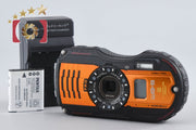 【中古】RICOH リコー PENTAX ペンタックス WG-5 GPS オレンジ 防水デジタルカメラ シャッター回数僅少