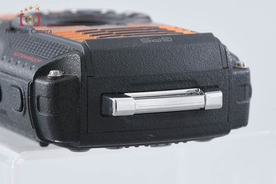 【中古】RICOH リコー PENTAX ペンタックス WG-5 GPS オレンジ 防水デジタルカメラ シャッター回数僅少