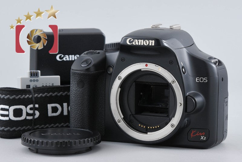 【中古】Canon キヤノン EOS Kiss X2 デジタル一眼レフカメラ