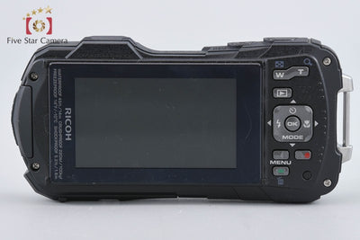 【中古】RICOH リコー PENTAX ペンタックス WG-50 ブラック 防水デジタルカメラ シャッター回数僅少
