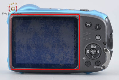 【中古】FUJIFILM 富士フイルム FinePix XP130 スカイブルー コンパクトデジタルカメラ