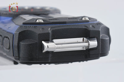 【中古】RICOH リコー PENTAX ペンタックス WG-40W ブルー コンパクトデジタルカメラ シャッター回数僅少