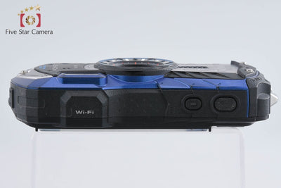 【中古】RICOH リコー PENTAX ペンタックス WG-40W ブルー コンパクトデジタルカメラ シャッター回数僅少