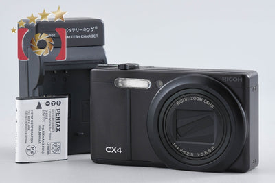 【中古】RICOH リコー CX4 ブラック コンパクトデジタルカメラ シャッター回数僅少