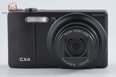 【中古】RICOH リコー CX4 ブラック コンパクトデジタルカメラ シャッター回数僅少