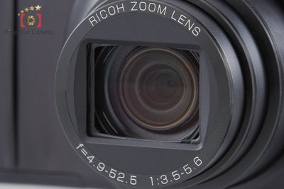【中古】RICOH リコー CX4 ブラック コンパクトデジタルカメラ シャッター回数僅少
