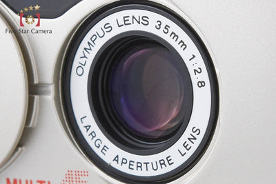 【中古】OLYMPUS オリンパス μ[mju:]-II ミューII シャンパンゴールド コンパクトフィルムカメラ 元箱付き