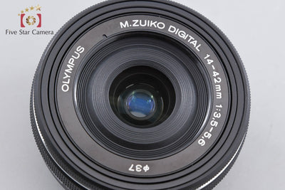 【中古】OLYMPUS オリンパス M.ZUIKO DIGITAL ED 14-42mm f/3.5-5.6 EZ ブラック