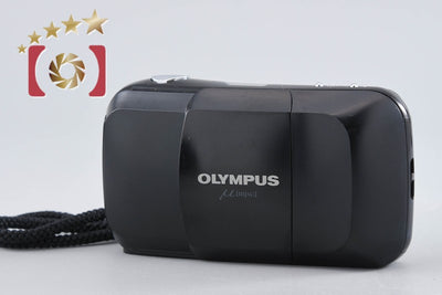 【中古】OLYMPUS オリンパス μ[mju:] ブラック コンパクトフィルムカメラ