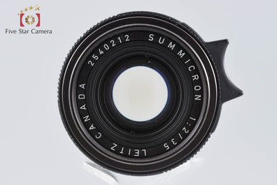 【中古】Leica ライカ SUMMICRON 35mm f/2 第3世代 ライカMマウント カナダ製