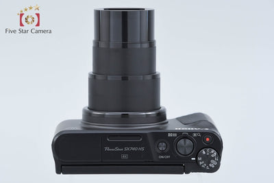 【中古】Canon キヤノン PowerShot SX740 HS ブラック コンパクトデジタルカメラ 元箱付き