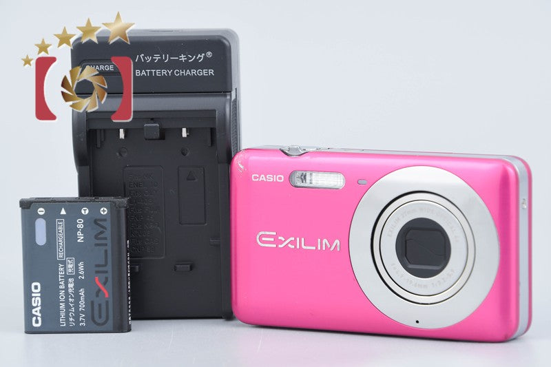 【中古】CASIO カシオ EXILIM EX-Z800 チェリーピンク コンパクトデジタルカメラ