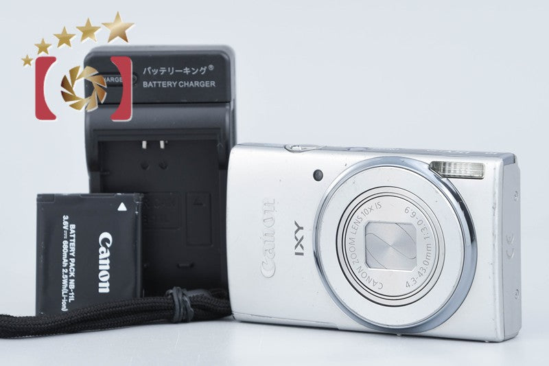 【中古】Canon キヤノン IXY 140 シルバー コンパクトデジタルカメラ