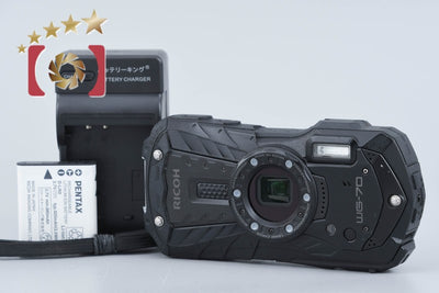 【中古】RICOH リコー PENTAX ペンタックス WG-70 ブラック 防水アクションカメラ