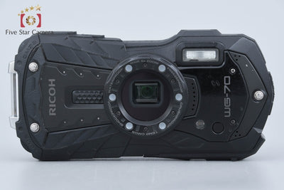 【中古】RICOH リコー PENTAX ペンタックス WG-70 ブラック 防水アクションカメラ
