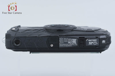 【中古】RICOH リコー PENTAX ペンタックス WG-70 ブラック 防水アクションカメラ