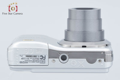【中古】FUJIFILM 富士フイルム FINEPIX AX250 シルバー コンパクトデジタルカメラ
