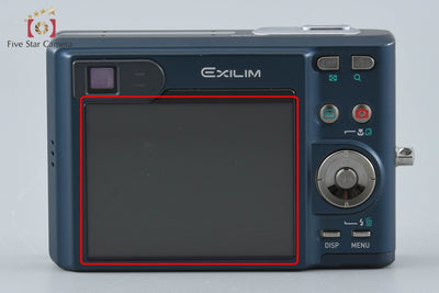 【中古】Casio カシオ EXILIM EX-Z55 ヴェルヴェットブルー コンパクトデジタルカメラ