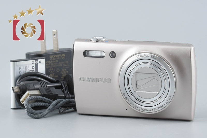【中古】OLYMPUS オリンパス STYLUS VH-515 シルバー コンパクトデジタルカメラ