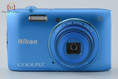 【中古】Nikon ニコン COOLPIX S3600 コバルトブルー コンパクトデジタルカメラ