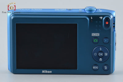 【中古】Nikon ニコン COOLPIX S3600 コバルトブルー コンパクトデジタルカメラ