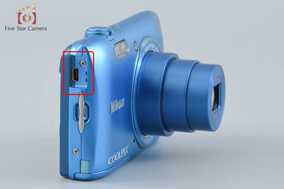 【中古】Nikon ニコン COOLPIX S3600 コバルトブルー コンパクトデジタルカメラ