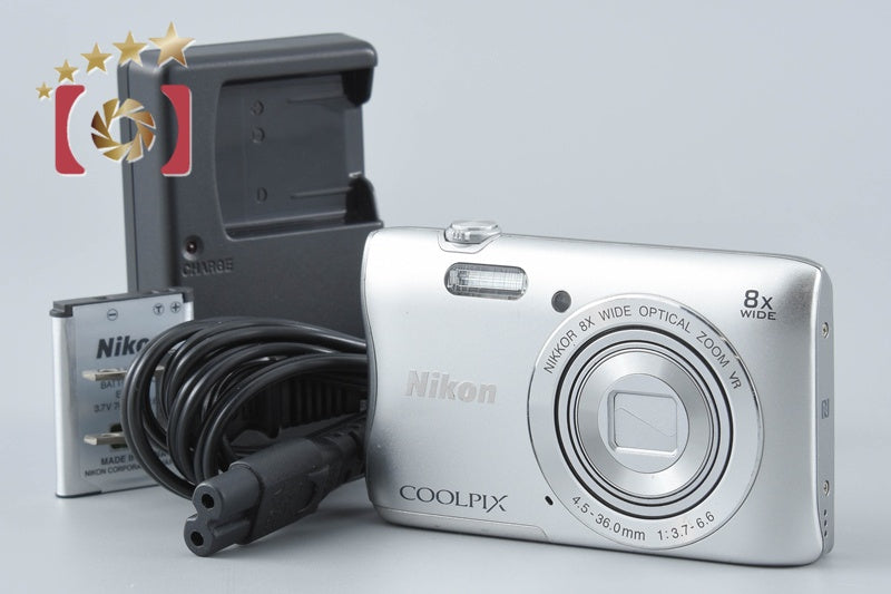 【中古】Nikon ニコン COOLPIX S3700 シルバー コンパクトデジタルカメラ