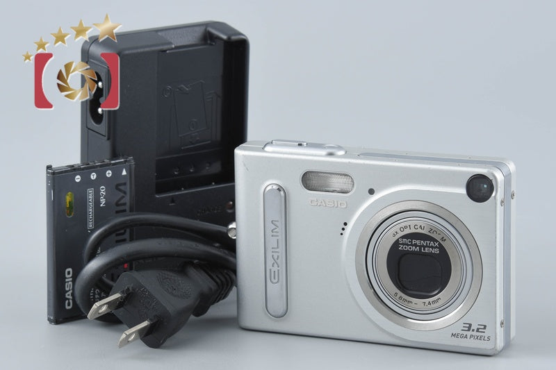 【中古】Casio カシオ EXILIM ZOOM EX-Z3 シルバー コンパクトデジタルカメラ