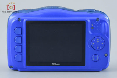 【中古】Nikon ニコン COOLPIX W100 ブルー コンパクトデジタルカメラ
