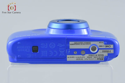 【中古】Nikon ニコン COOLPIX W100 ブルー コンパクトデジタルカメラ