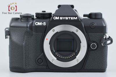 【中古】OM SYSTEM (OLYMPUS) オーエム システム OM-5 Mark II 14-150mm II レンズキット ブラック シャッター回数僅少 元箱付き