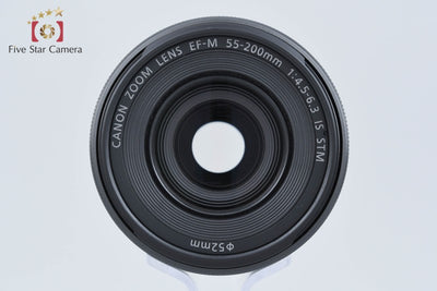 【中古】Canon キヤノン EF-M 55-200mm f/4.5-6.3 IS STM ブラック
