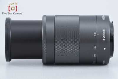 【中古】Canon キヤノン EF-M 55-200mm f/4.5-6.3 IS STM ブラック