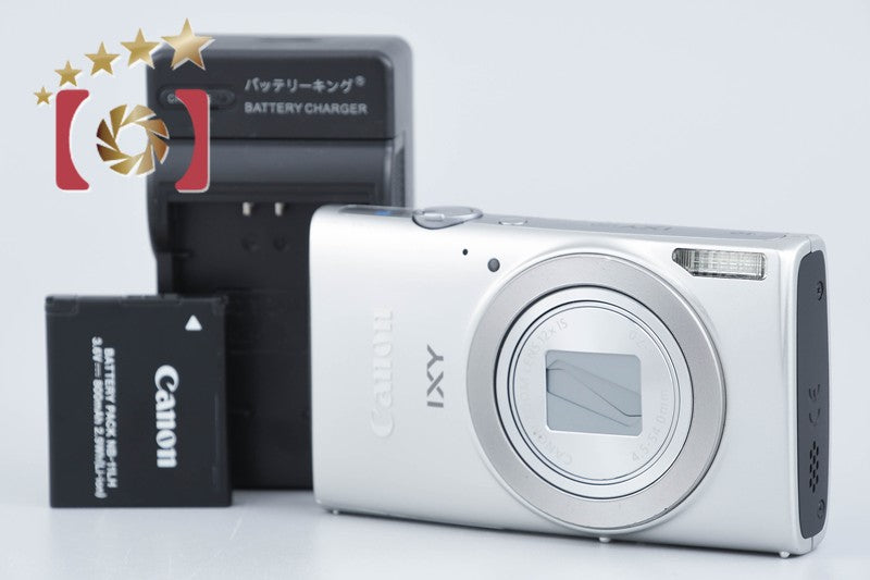 【中古】Canon キヤノン IXY 170 シルバー コンパクトデジタルカメラ