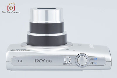 【中古】Canon キヤノン IXY 170 シルバー コンパクトデジタルカメラ