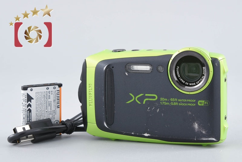 【中古】FUJIFILM 富士フイルム FINEPIX XP120 ライム コンパクトデジタルカメラ