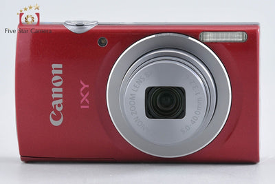 【中古】Canon キヤノン IXY 120 レッド コンパクトデジタルカメラ