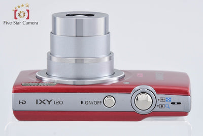 【中古】Canon キヤノン IXY 120 レッド コンパクトデジタルカメラ