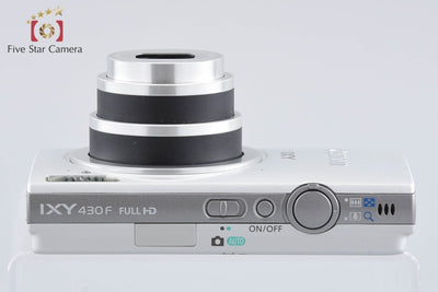 【中古】Canon キヤノン IXY 430F シルバー コンパクトデジタルカメラ 元箱付き