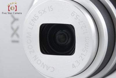 【中古】Canon キヤノン IXY 430F シルバー コンパクトデジタルカメラ 元箱付き