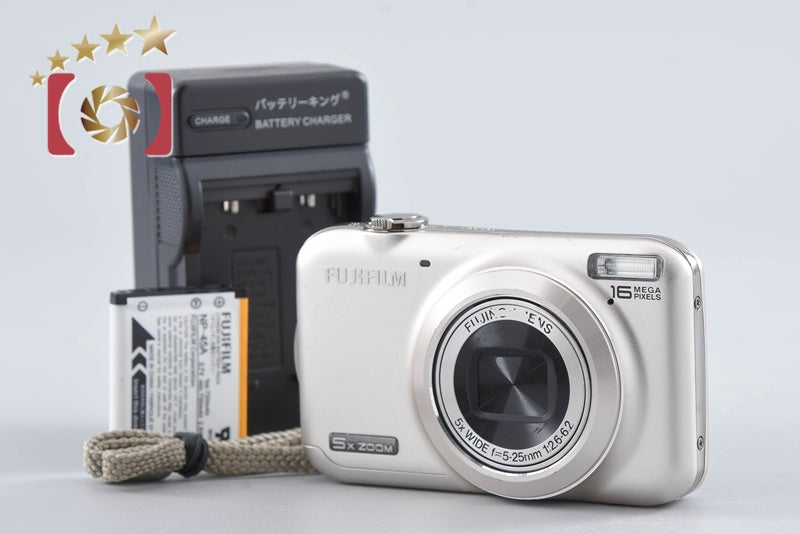 【中古】FUJIFILM 富士フイルム FINEPIX JX400 シャンパンゴールド コンパクトデジタルカメラ