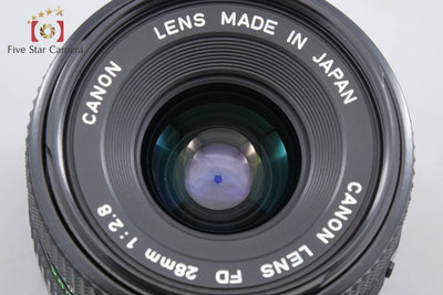 【中古】Canon キヤノン New FD 28mm f/2.8