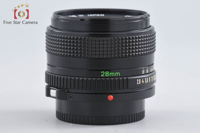 【中古】Canon キヤノン New FD 28mm f/2.8