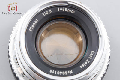 【中古】HASSELBLAD ハッセルブラッド Carl Zeiss C Planar 80mm f/2.8 T* クローム