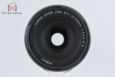【中古】Canon キヤノン EF-S 55-250mm f/4-5.6 IS II