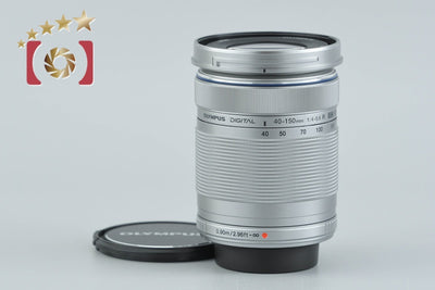 【中古】OLYMPUS オリンパス M.ZUIKO DIGITAL ED 40-150mm f/4-5.6 R シルバー
