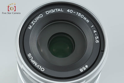 【中古】OLYMPUS オリンパス M.ZUIKO DIGITAL ED 40-150mm f/4-5.6 R シルバー