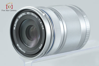 【中古】OLYMPUS オリンパス M.ZUIKO DIGITAL ED 40-150mm f/4-5.6 R シルバー